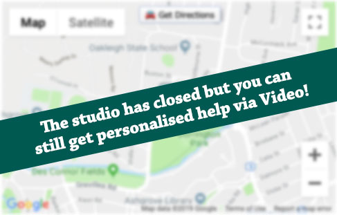 Our studio is closed